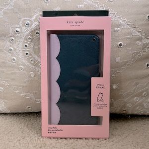 Kate Spade iPhone XS Max “wrap folio” wallet phone case BRAND NEW